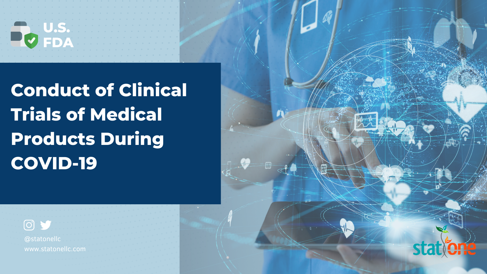 Conduct of Clinical Trials During COVID19 | Stat One | Stat One